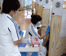 市民へのワクチン接種も担当